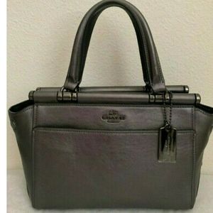 Coach Metallic Graphite/Dark Gunmetal Grace Bag 20